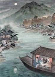 烟笼寒水月笼沙